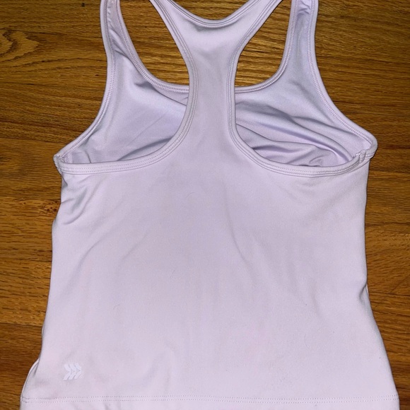 White Racerback Tank Top - Picture 2 of 2